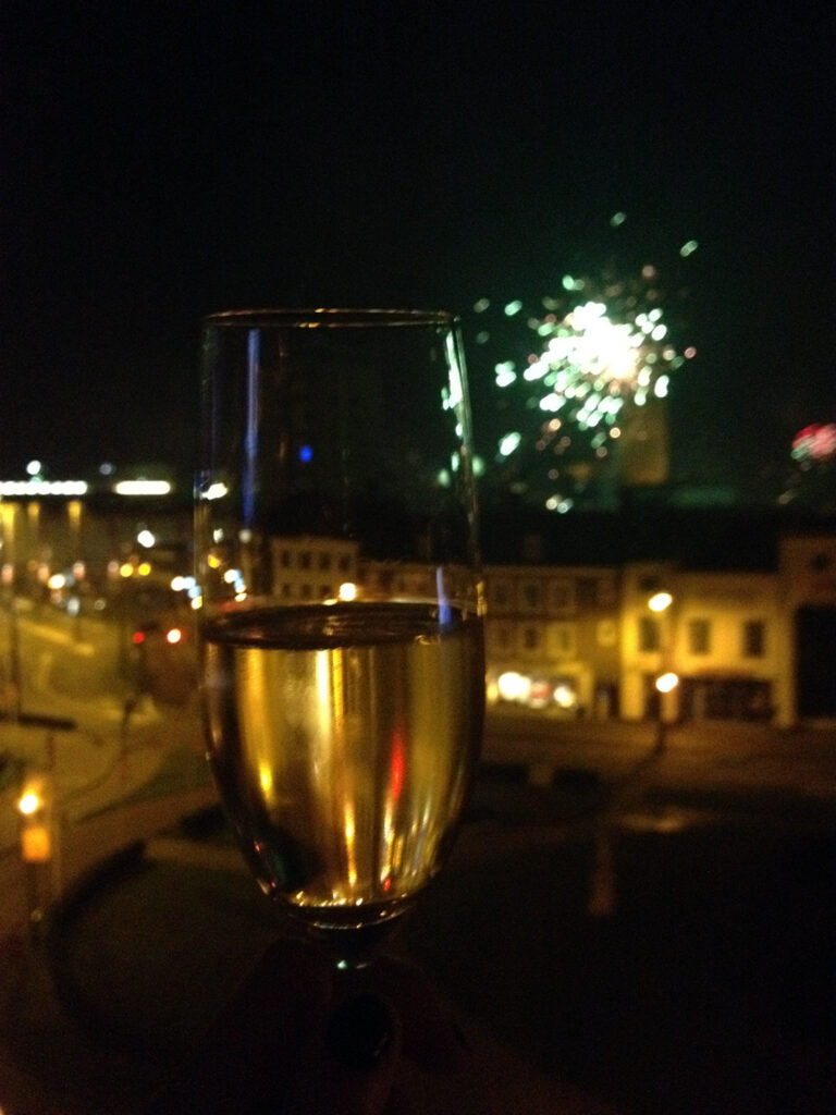 Fuegos artificiales de fin de año en Holanda