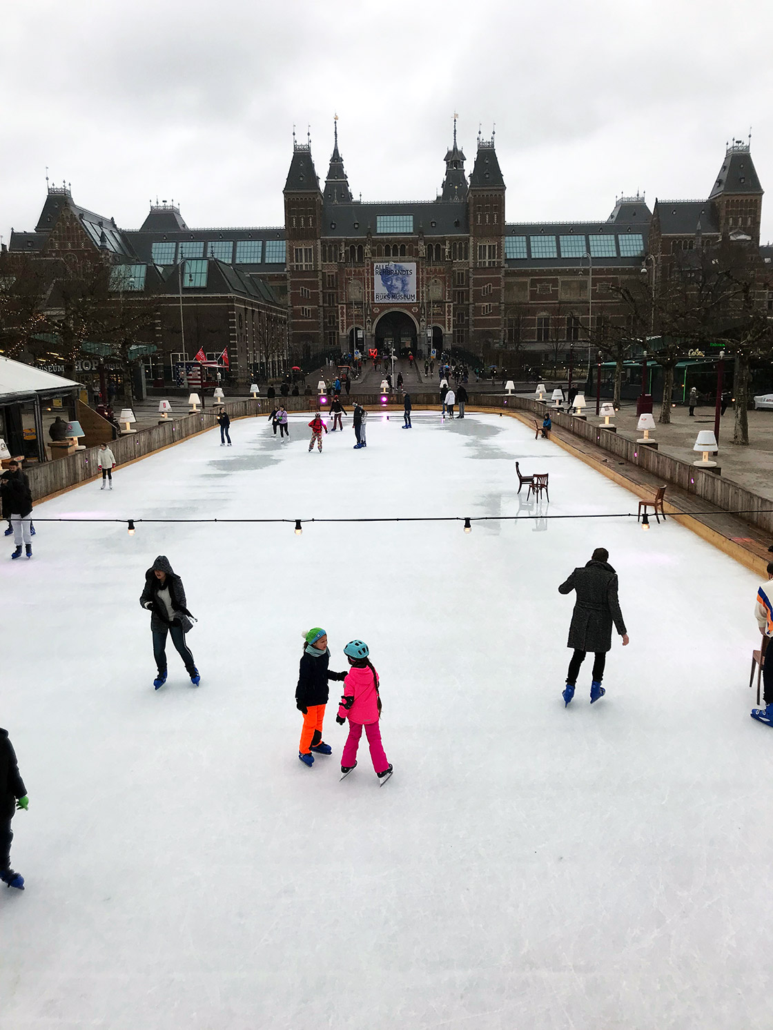 Pista de hielo Museumplein Amsterdam