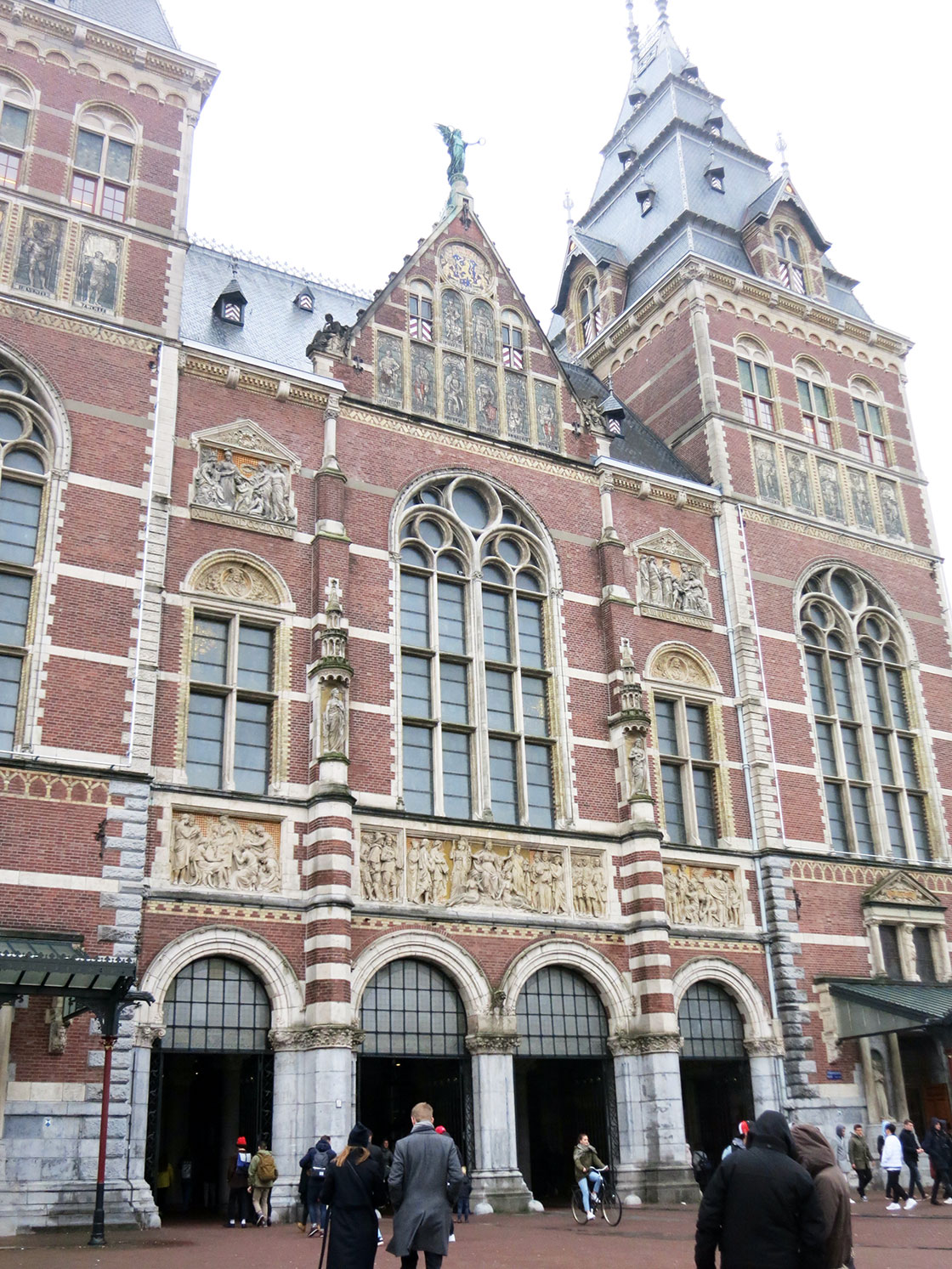 Edificio Rijksmuseum Amsterdam por fuera