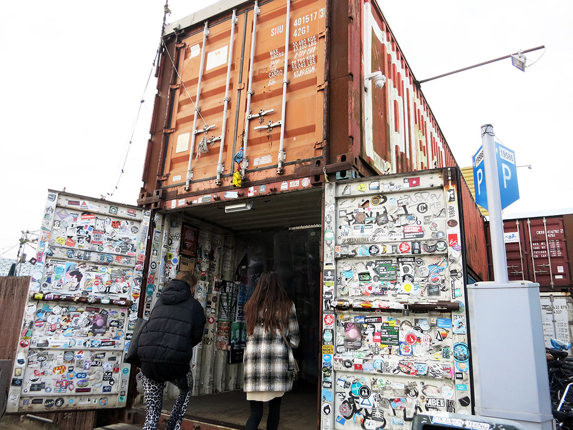 Lugares de moda en NDSM-werf Amsterdam