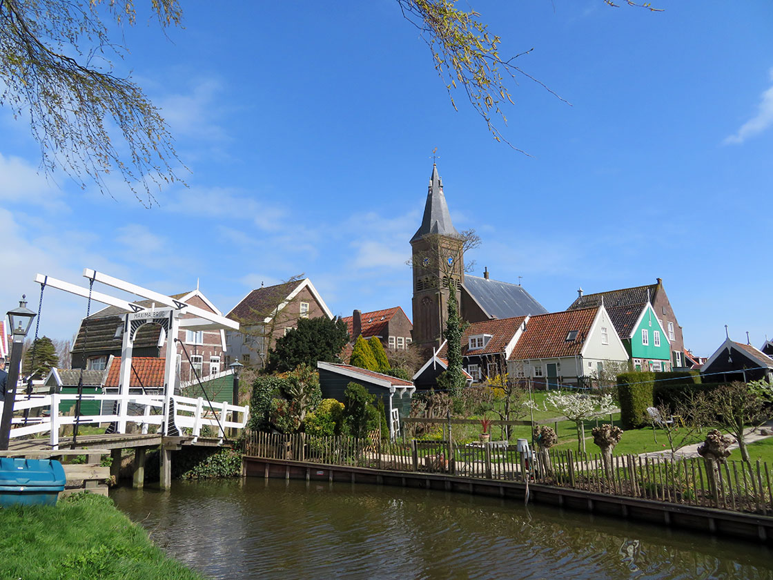 Antigua isla de Marken Holanda