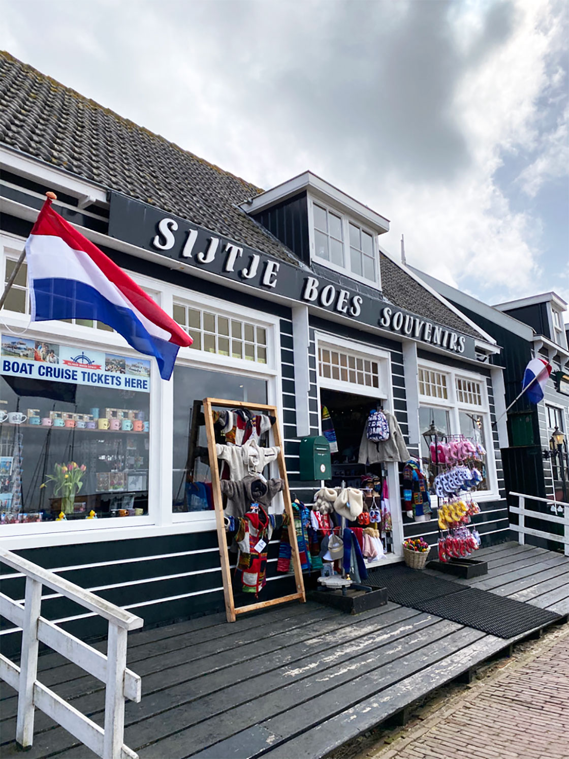 Tienda de souvenirs en Marken Holanda