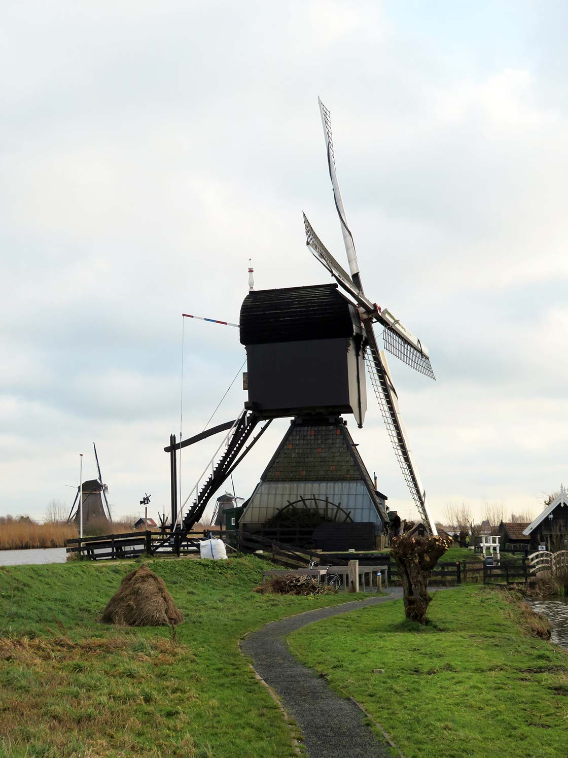 Museummolen Blokweer Kinderdijk Holanda