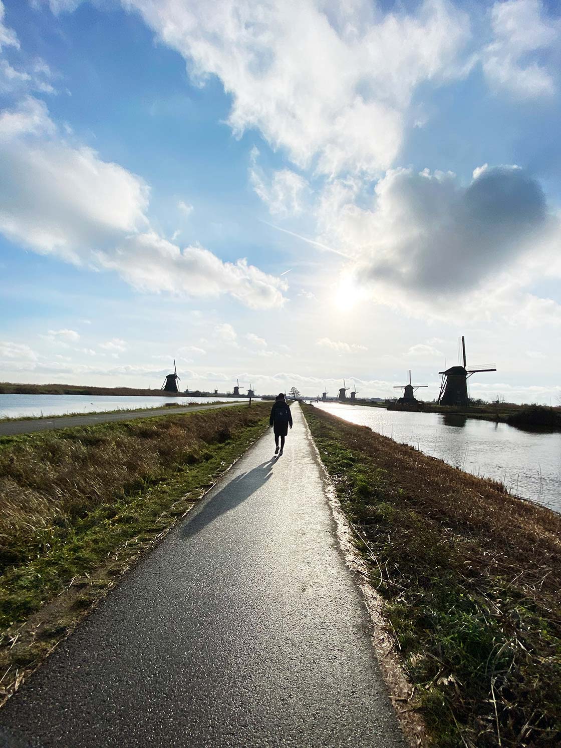 Paseo por los molinos de Kinderdijk