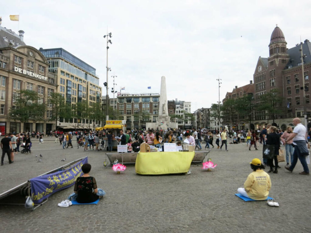 Eventos en la Plaza Dam de Ámsterdam