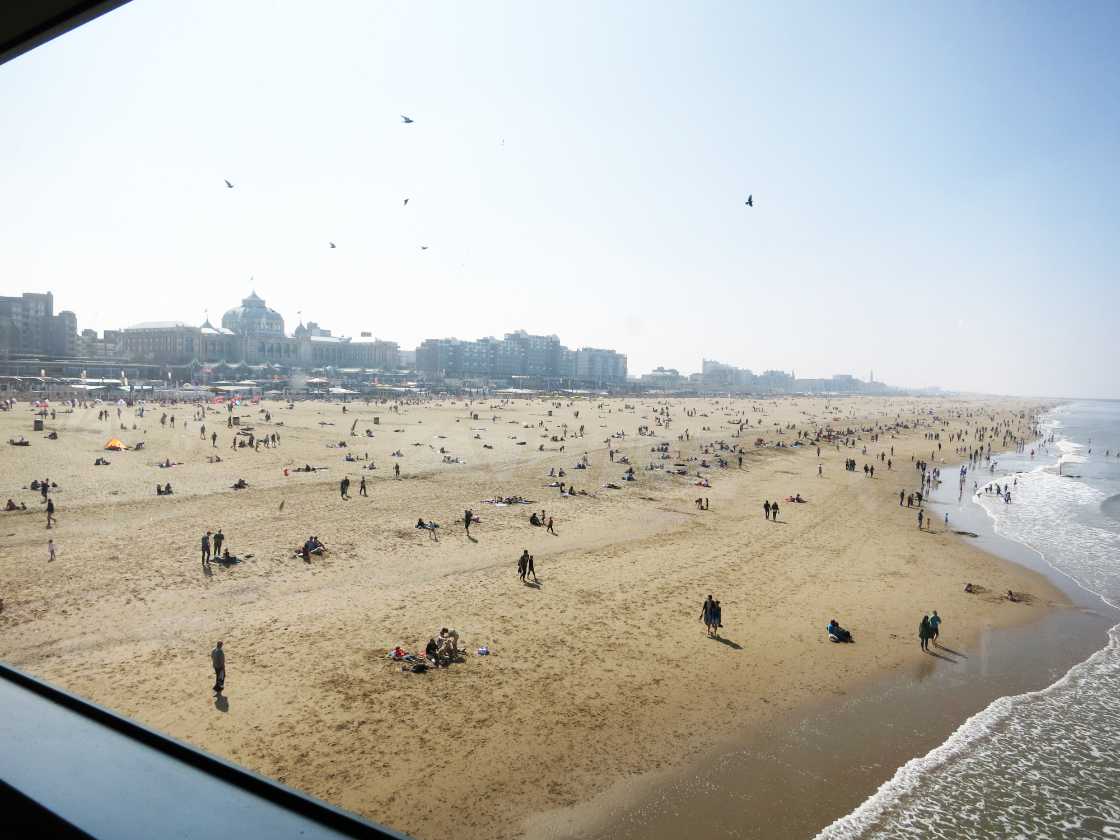 Playa de Scheveningen en verano La Haya