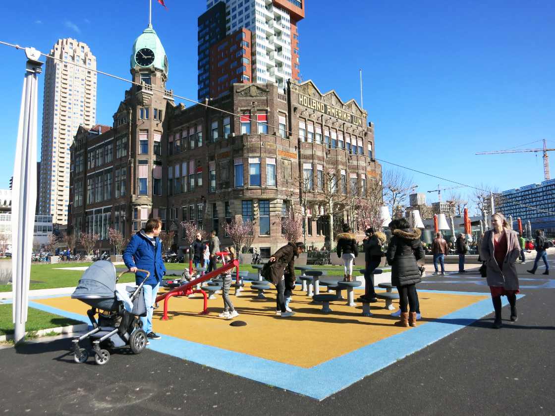 Parques infantiles en Róterdam (Holanda)