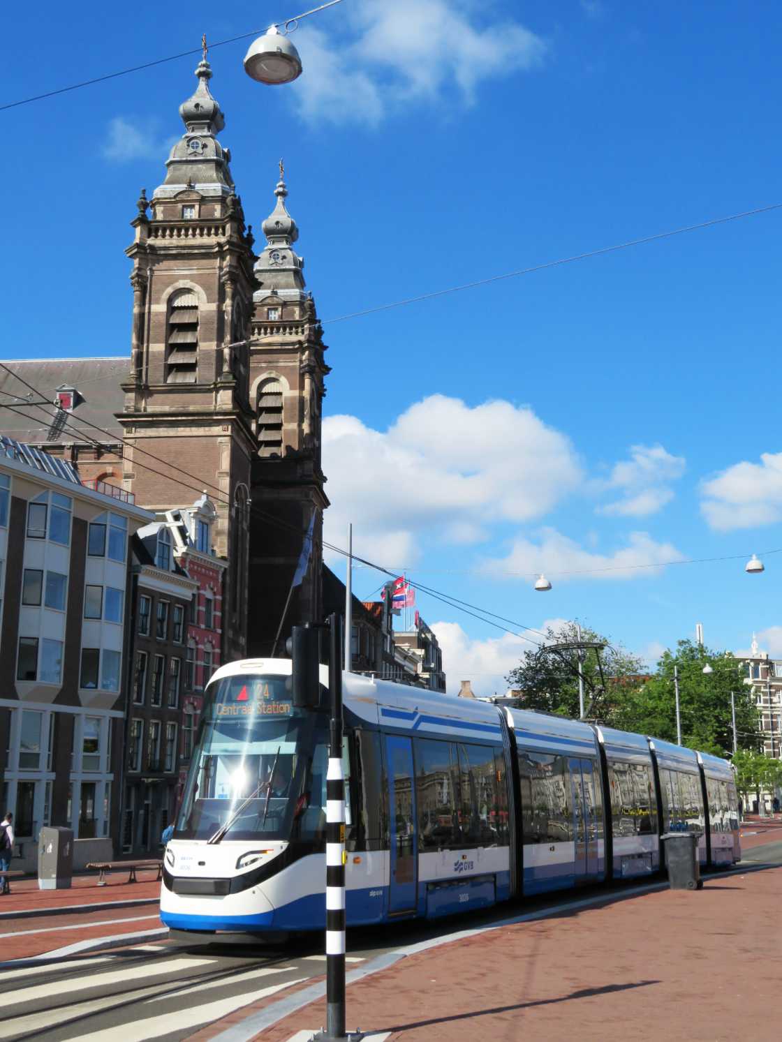 Tranvía en Ámsterdam Holanda