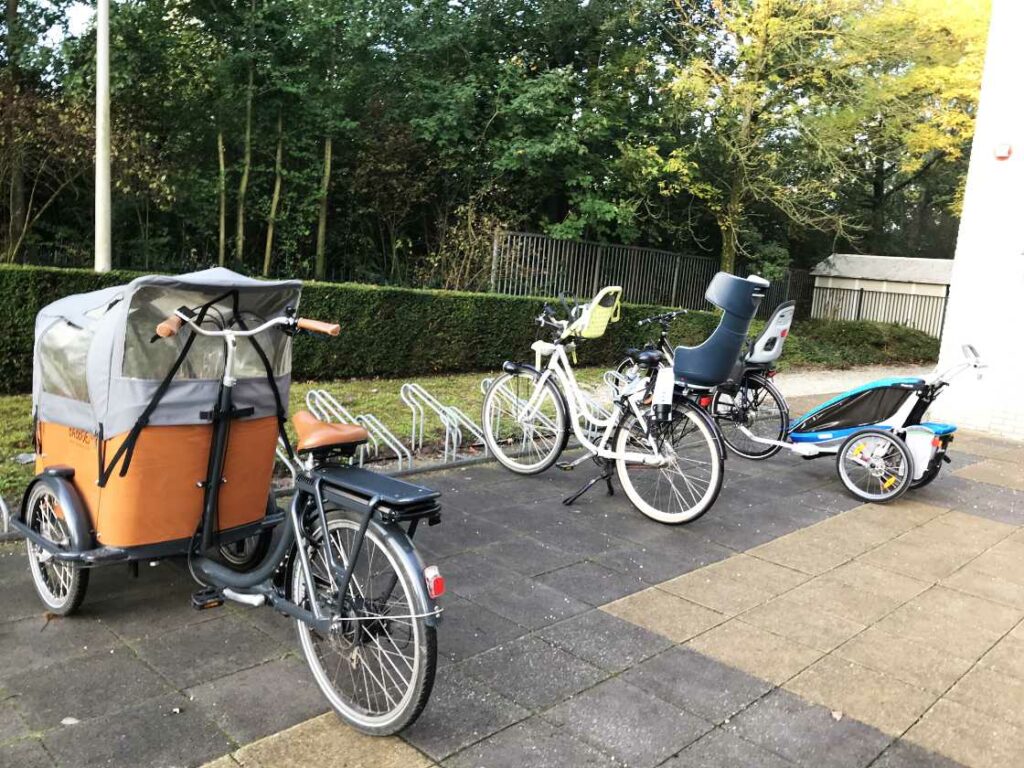 Bicicletas para llevar a los niños en Holanda