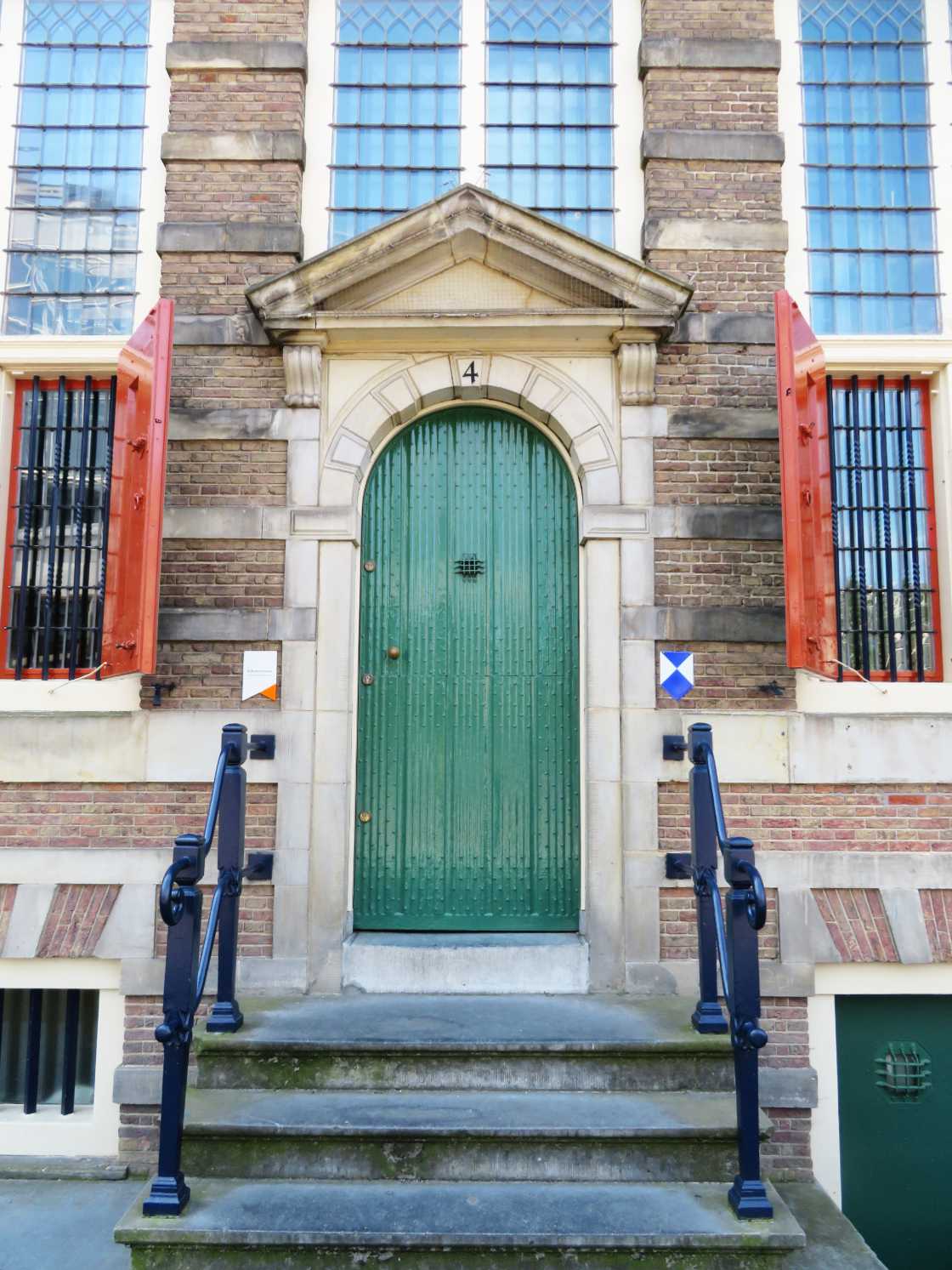 Puerta Casa Museo Rembrandt Amsterdam