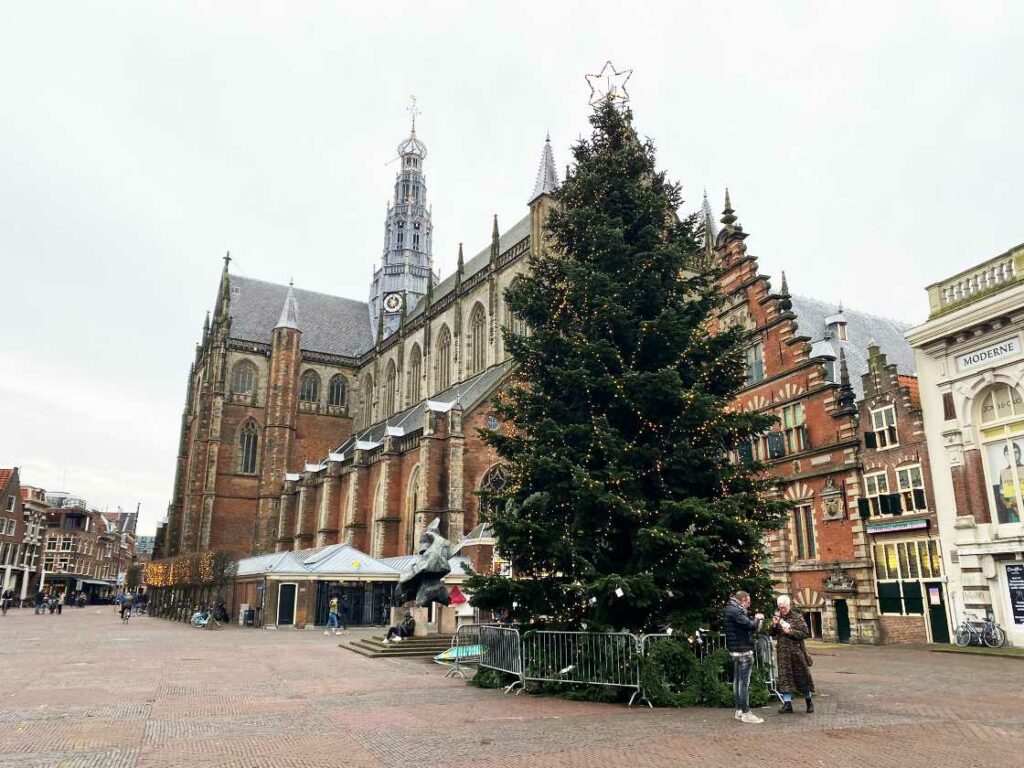 Árbol de Navidad en Haarlem Holanda