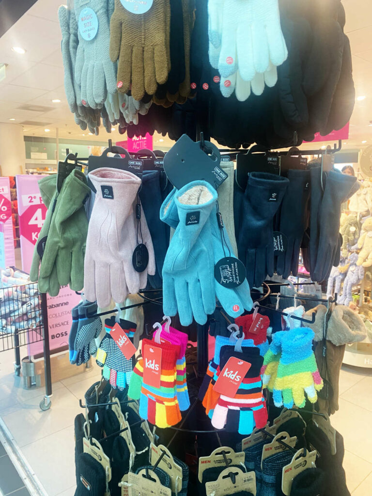 Guantes para el invierno en Holanda