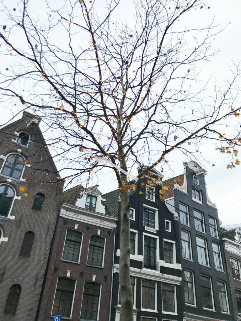 Invierno en Ámsterdam Holanda