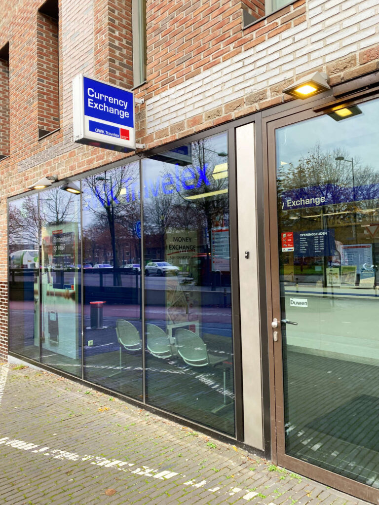 Oficina de cambio de divisas en Holanda
